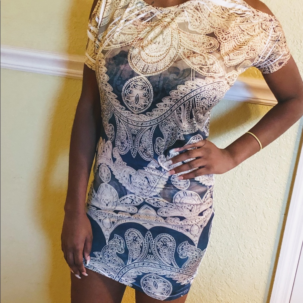 MOSIAC BODYGLOVE DRESS - Picture 3 of 8